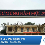Lắp đặt màn hình LED P10 ngoài trời tại UBND xã Tây Cốc, tỉnh Phú Thọ